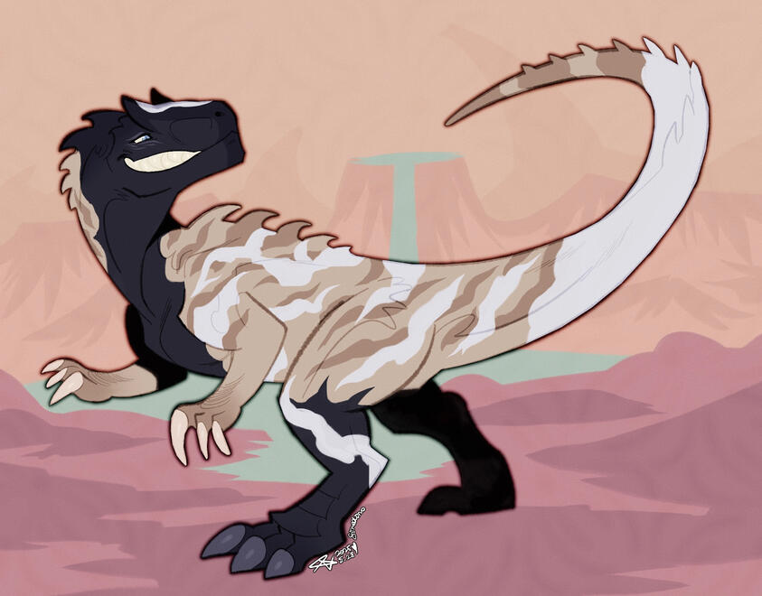 cartoony fullbody w/ bg